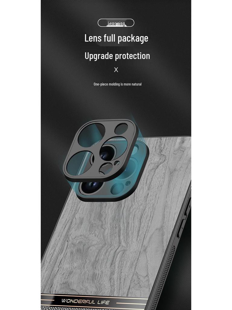 iPhone 17 Pro Max Case, Wood Grain, Full Coverage, Skin-Friendly, Simple, Durable