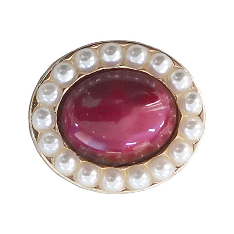 10ks krásné knoflíky v evropském stylu klasický vzor oválný knoflík s kovovou stopkou Dámské oděvní doplňky