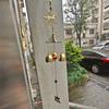 1 PC Lucky Wind Chimes Feng Shui Hanging Wind Chimes for Garden Good Luck Chinese Wind Bells with Coin Matel Bells Butterfly Cat