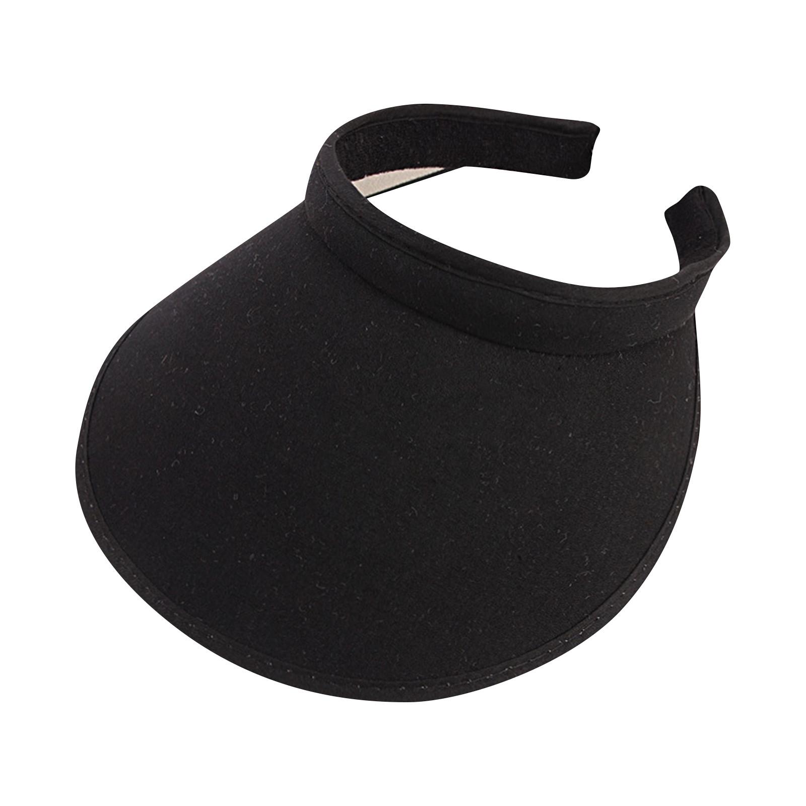 

Спортивная хлопковая саржа с клипсой, пустой цилиндр, уличная и солнцезащитная шляпа, дорожная шляпа One Size чёрный