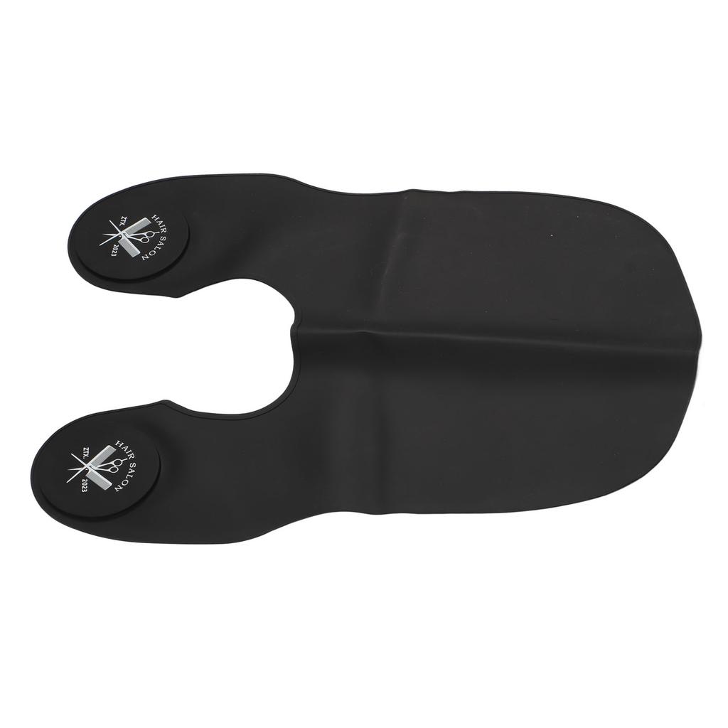 Podložka na stříhání vlasů Černá Vodotěsná Silikonová Velká Velikost Salon Kadeřnictví Stříhací Límec