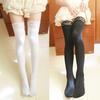 Women's Sexy Stockings Large Size Lace Top Hold Up Thigh High Stockings Medias Female 8 Non-slip Silicone Stockings Pantyhose