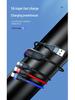 5A Super Fast 3-in-1 Braided Charging Cable, 2m Type-C to Triple Connector