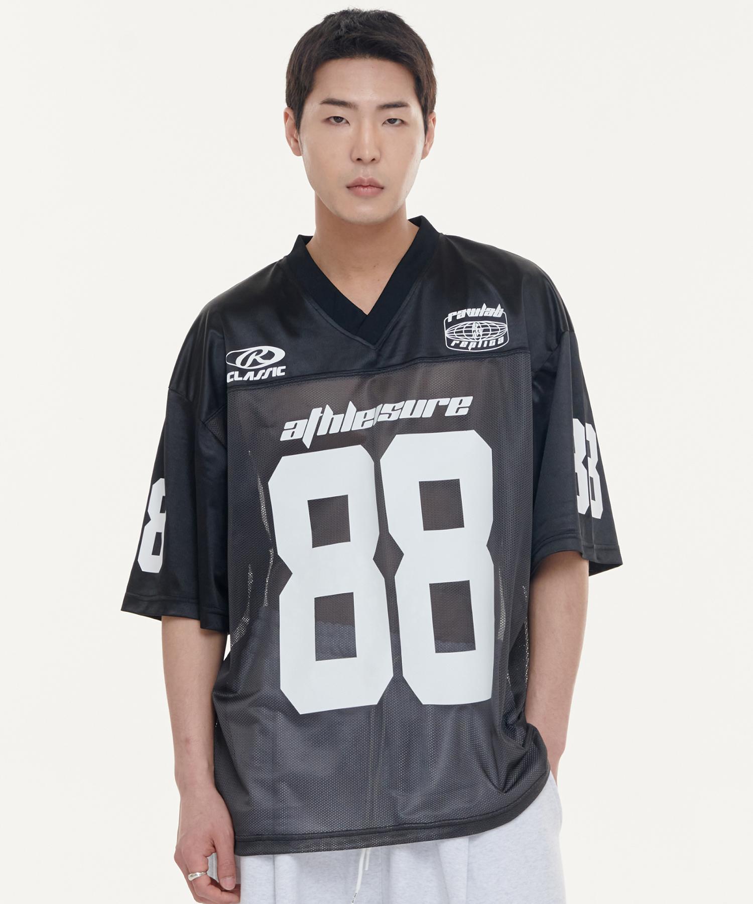 Row Lab 88 Football Mesh Jersey - Black L