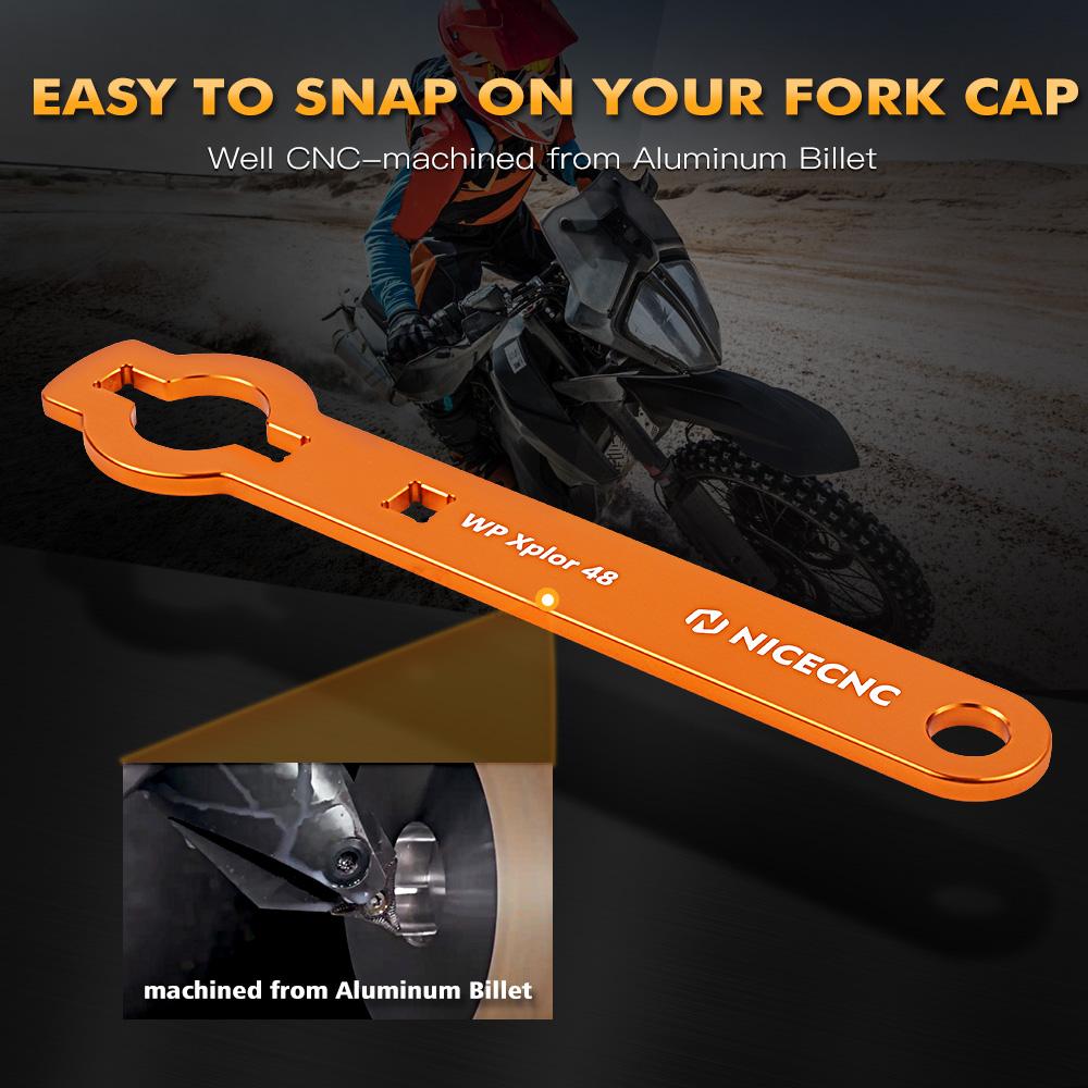 For KTM EXC 250F EXCF 350 450 XCW TPI 150 250 300 Six Days Motorcycle Front Fork Cap Wrench Pre Load Adjuster Tool EXC-F 450
