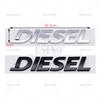 Car Styling 3D ABS Adhesive Emblem Universal Diesel Logo Car Badge Body Trunk Fender Adhensive Emblem Auto Accessory