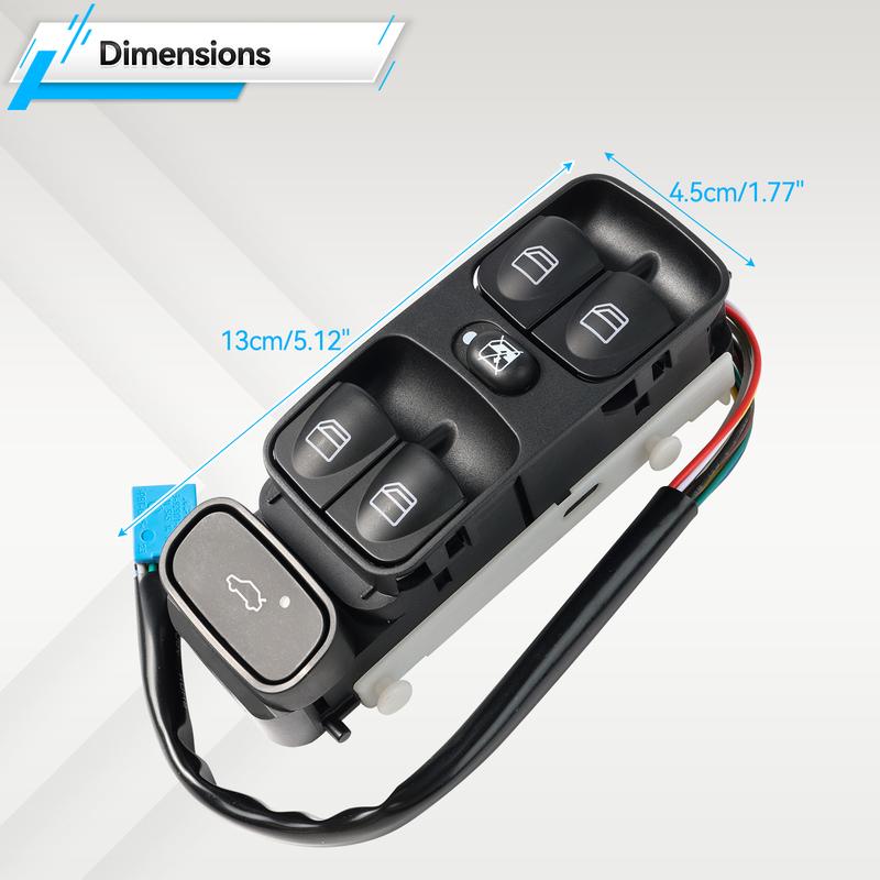 Power Control Window Switch Lifter Button For Mercedes C CLASS W203 C180 C200 C220 A2038200110 2038210679 A2038210679 2038200110