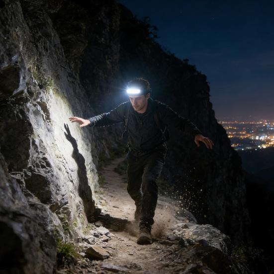 Latarka czołowa z czujnikiem ruchu 230 stopni LED ładowana przez USB-C Pasek odblaskowy Latarka czołowa outdoor do biegania wędkowania biwakowania