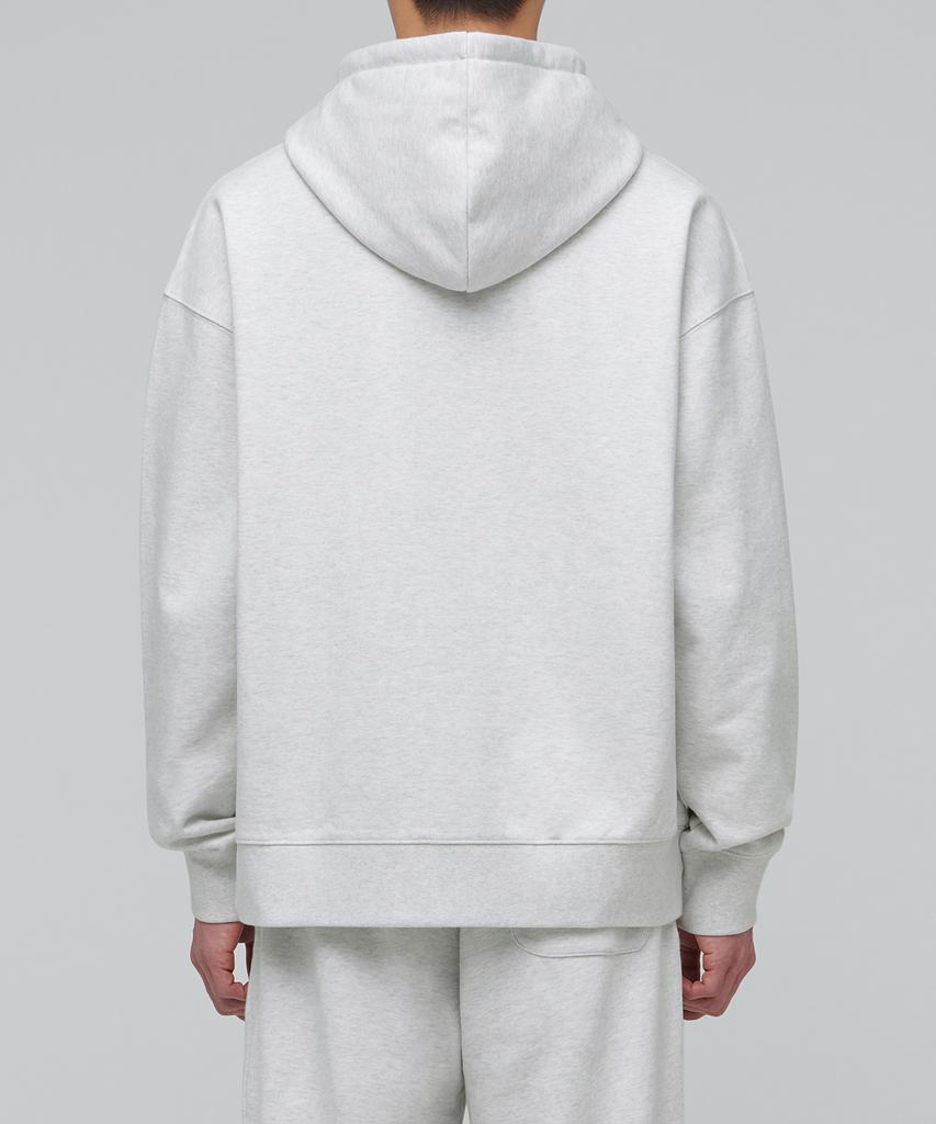 Musinsa Standard Heavyweight Oversized Hooded Sweat Zip-Up [Oatmeal]