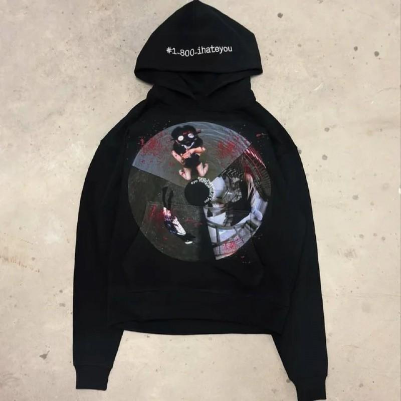 Unisex Oversized Hoodie 3D Print Color Block Streetwear Sweatshirt Teens Youth