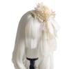 Anime Style Hat Hair Clip for Female Lace Flower Hat Hairpin Unisex Costume Hat Fascinator Hat Halloween Party Supply