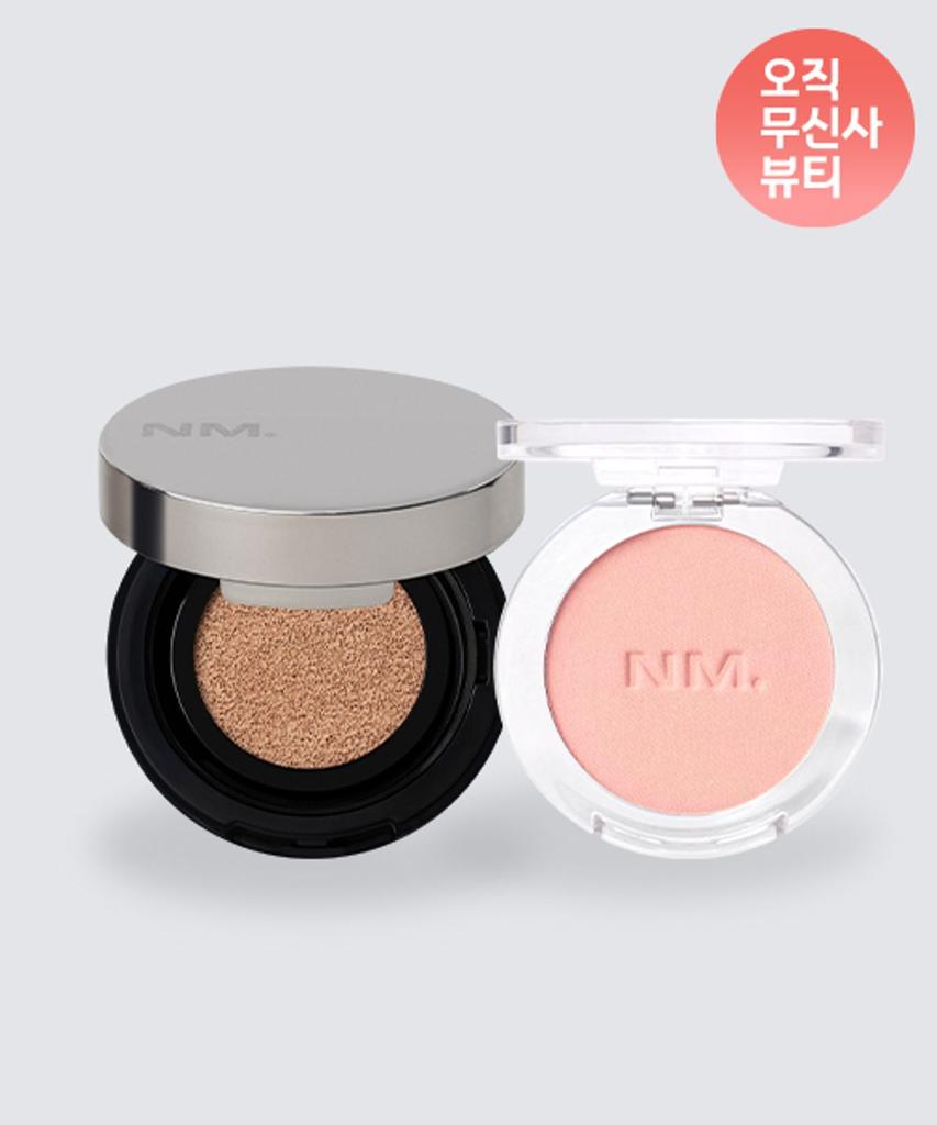 Layered Fit Mini Cushion + Fluffy Powder Blush