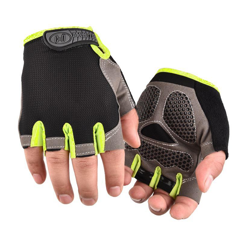 Weightlifti Gym Gloves Fitness Training Fingerless Men Women Bodybuilding Exercise Sports Gloves Cycling Anti Slip Breathable
