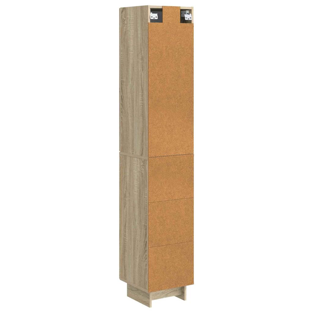 Cabinet Set 2 pcs 33 x 34.5 x 90 cm Engineered Wood