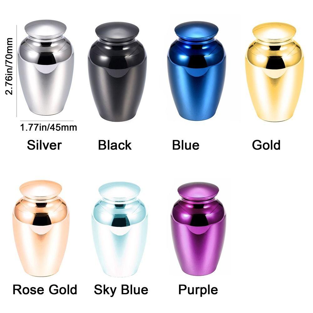 Multiple Colors Pet Ashes Holder Small Mini Pet Memorials Urn  Personalized Souvenirs