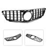GT Style Front Bumper Grille Grill Fit Benz C-Class W204 C300 C350 2008-2014