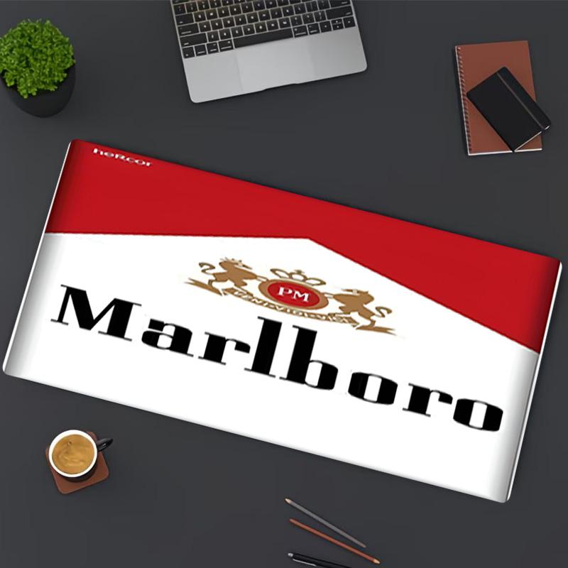 Marlboro Print Mouse Pad, for Keyboard Pad Laptop PC Mat for Office Home Use, Desk Decor, Perfect Birthday Gift for Gamers