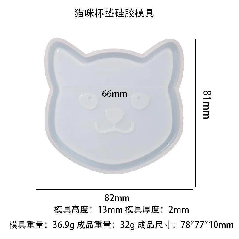 

Сделай сам Кость кошки Подставка для хранения питомца Силиконовая форма Эпоксидный поднос для хранения Гипсовая форма Бетонная форма Инструмент для литья керамической глины Декор Cat