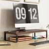 Wooden Monitor Lifting Rack Base Support Cushion Rack Computer Heightening Bracket Office Multifuncte Desktop Storage Rack