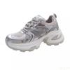 Casual Comfortable Thick Soled Height Increasing Women's Shoes Women's Summer Mesh Breathable Fashionable Versatile Sports Shoes