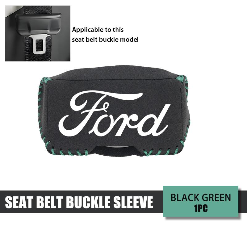 5pcs Car Seat Belt Anti Scratch Buckle Protector Cover Accessories For Ford Fiesta Ranger Mondeo Escape Ecosport Fusion Explorer