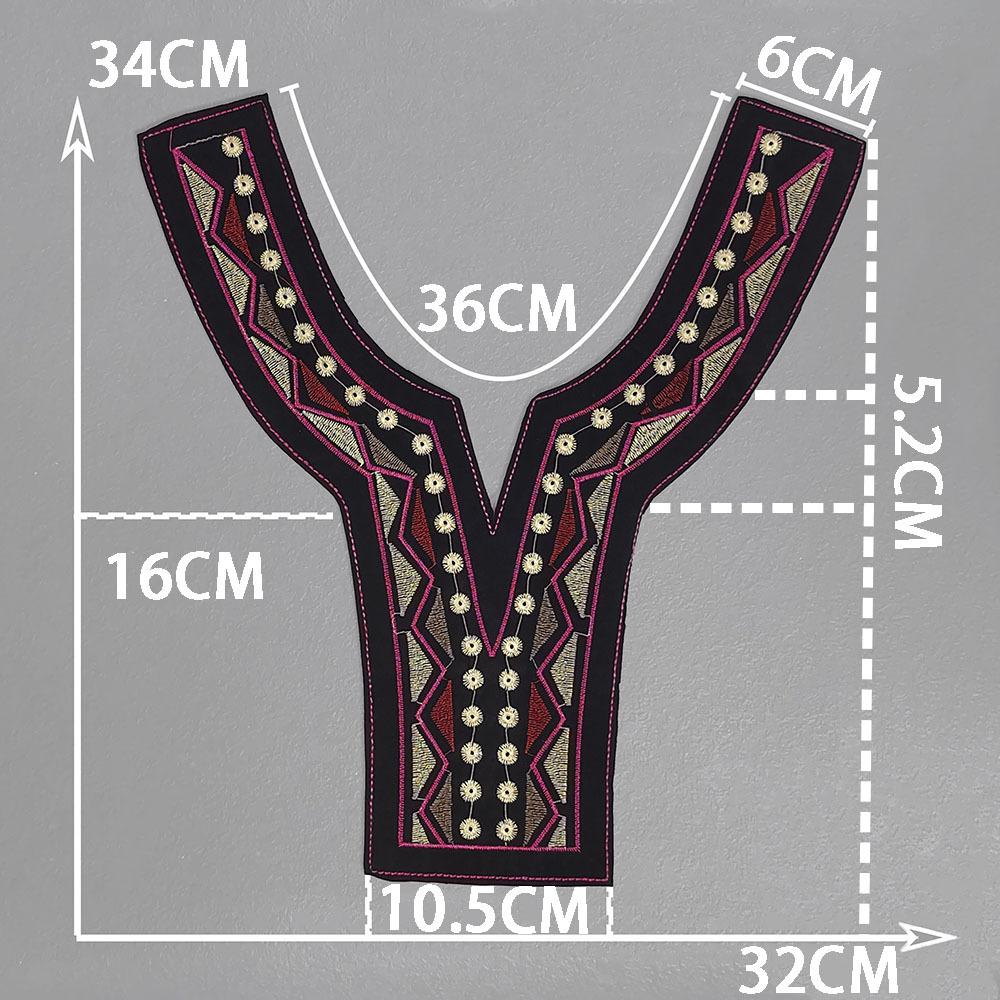 Sewing Diy Lace Ethnic Style Miao Embroidery Clothing Apparel Accessories Performance Costume Accessories Lace Embroidery Embroidery