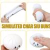 Colorful Simulated Dumpling Squishy Relaxing Relieve Anxiety Antistress Enhance Happiness Reusable Rebound Squeeze Reliever Toy