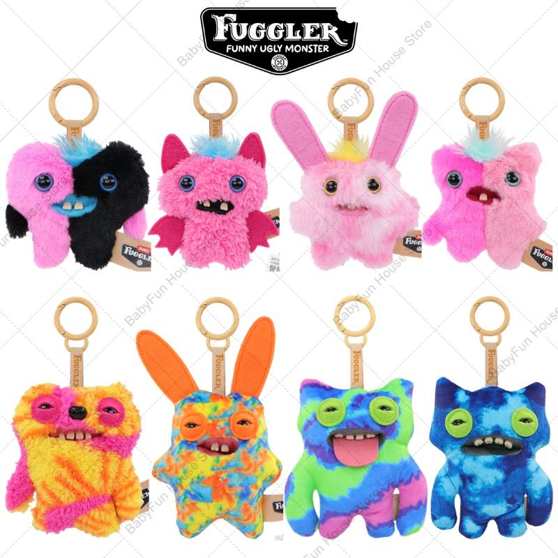Favorite Toy Unisex Original Fuggler Funny Ugly Teeth Monsters Plush Toys Keychains Fugglers Wide-Eyed Monster Rabid Rabbit Peluche Dolls Pendants