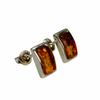 Cognac Amber Earrings - Baltic Amber Earrings