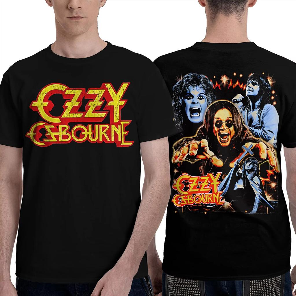 Lustiges Rock Ozzy Osbourne T-Shirt für Männer Frauen O-Ausschnitt Baumwolle T-Shirts Up The Villa 2025 Kurzarm T-Shirts Sommerkleidung