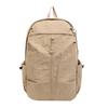 Schoolbag schoolbag women's 1011 simple and lightweight student solid color early autumn new travel backpack trendy high value backpack waterproof
