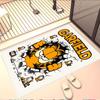 Garfield Print Rug, Washable Floor Carpet, For Entryway Dorm Laundry Room Office Study, Home Decor Birthday Christmas Gift