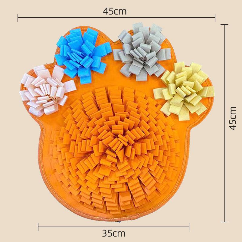 Pet Snuffle Mat: Dog & Cat Boredom Buster, Sniffing Toy, Energy Exertion, Slow Feeder, Enrichment Mat.