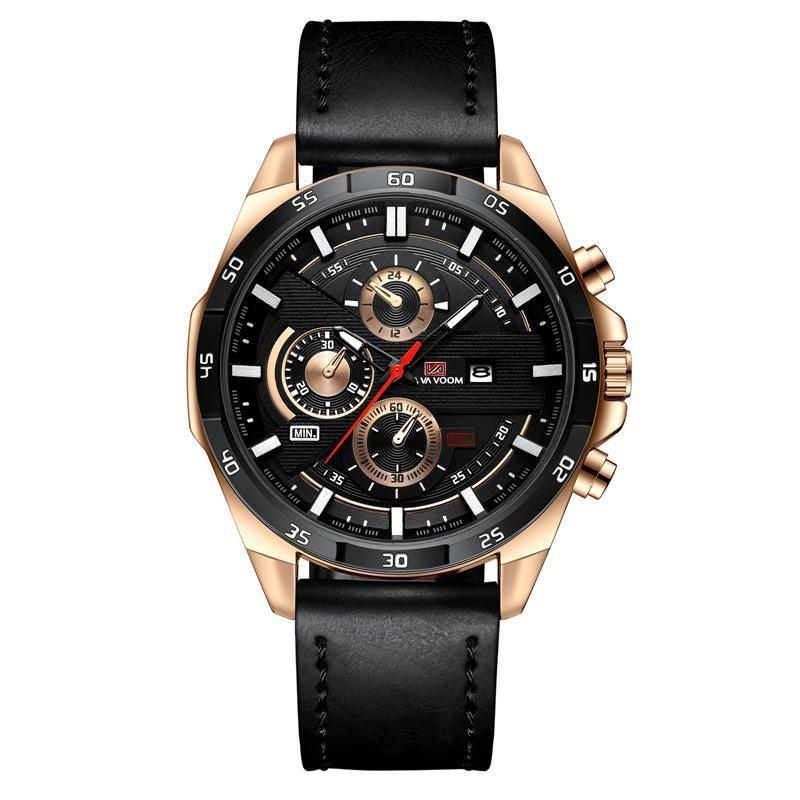 

Fashion Men s Waterproof Fashion Outdoor Sports Leisure Watch, Student Belt Calendar Quartz Watch