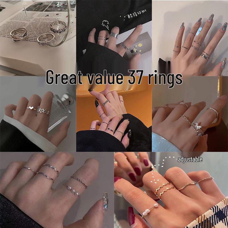 

Adjustable Punk Retro Alloy Ring for Men - Washable and Affordable