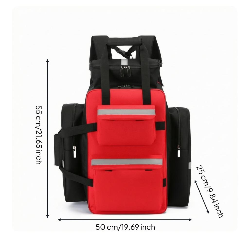 Assistance Backpack Waterproof First Aid Large-Capacity Emergency Bag