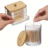 2/3/4Pcs Dust-proof Qtips Storage Holder Set Save Space Plastic Storage Box  Q-Tips