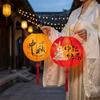 Luminous Mid-Autumn Paper Lanterns Folding DIY Handheld Lanterns  Kindergarten Use