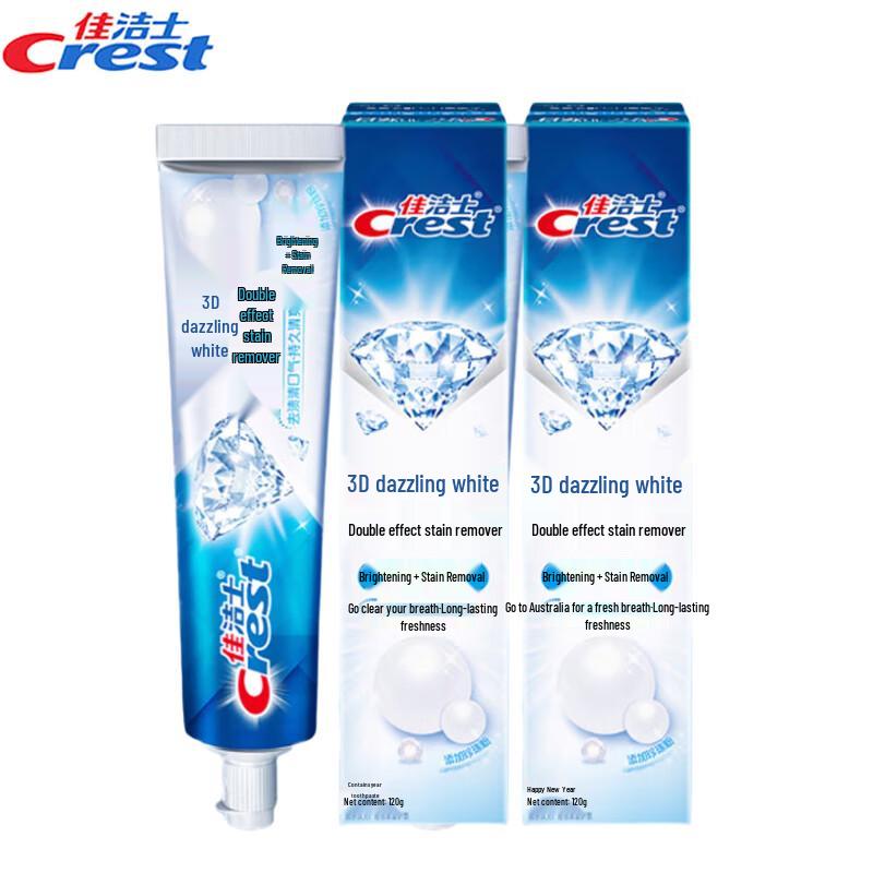 

Crest 3D White Dual Action Deep Clean Whitening Toothpaste