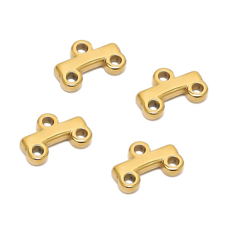 20pcs Stainless Steel Gold Multi Strand Layer Necklace Bracelet Clasps Bails Chains Connectors DIY Jewelry Findings Supplies