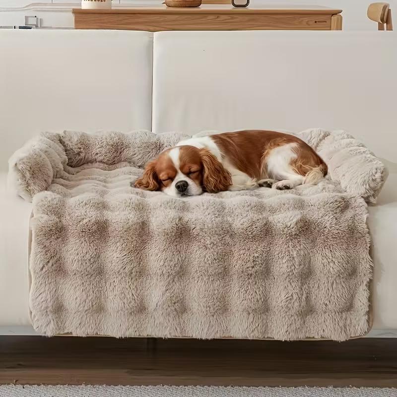 Plush Non-slip Pet Mat: Thickened Sofa Bed for Cats and Dogs