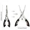 8.4-inch Multifunctional Fishing Pliers with Long Nose Pliers for Removing Fishing Hooks, Equipped with A Safety Lanyard