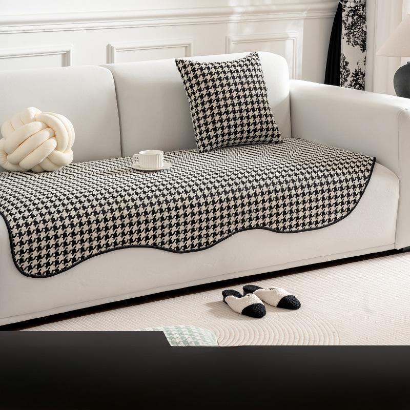 

Подушки для дивана на все времена года, нескользящие высококачественные подушки для сидений специальной формы, чехлы из синели с прямым рядом, чехлы для диванов