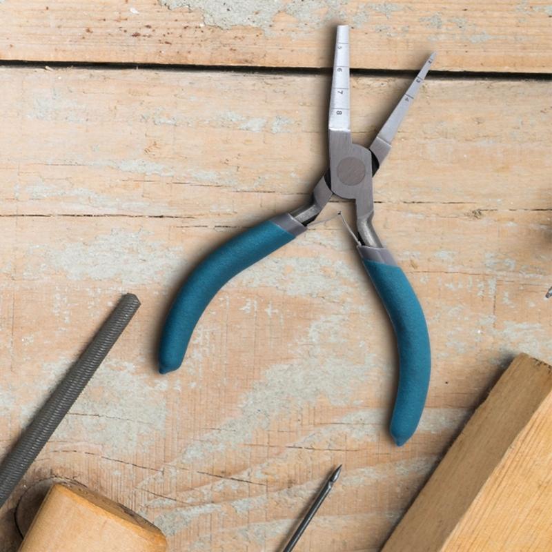 Versatile Wire Working Tool 2-8mm Diameters Jewelry Pliers for DIY Jewelry Making, Art Crafts, and Home Decorations