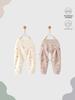 Spring & Autumn Newborn Baby Pure Cotton Open Crotch Pants with Belly Protection for Boys & Girls