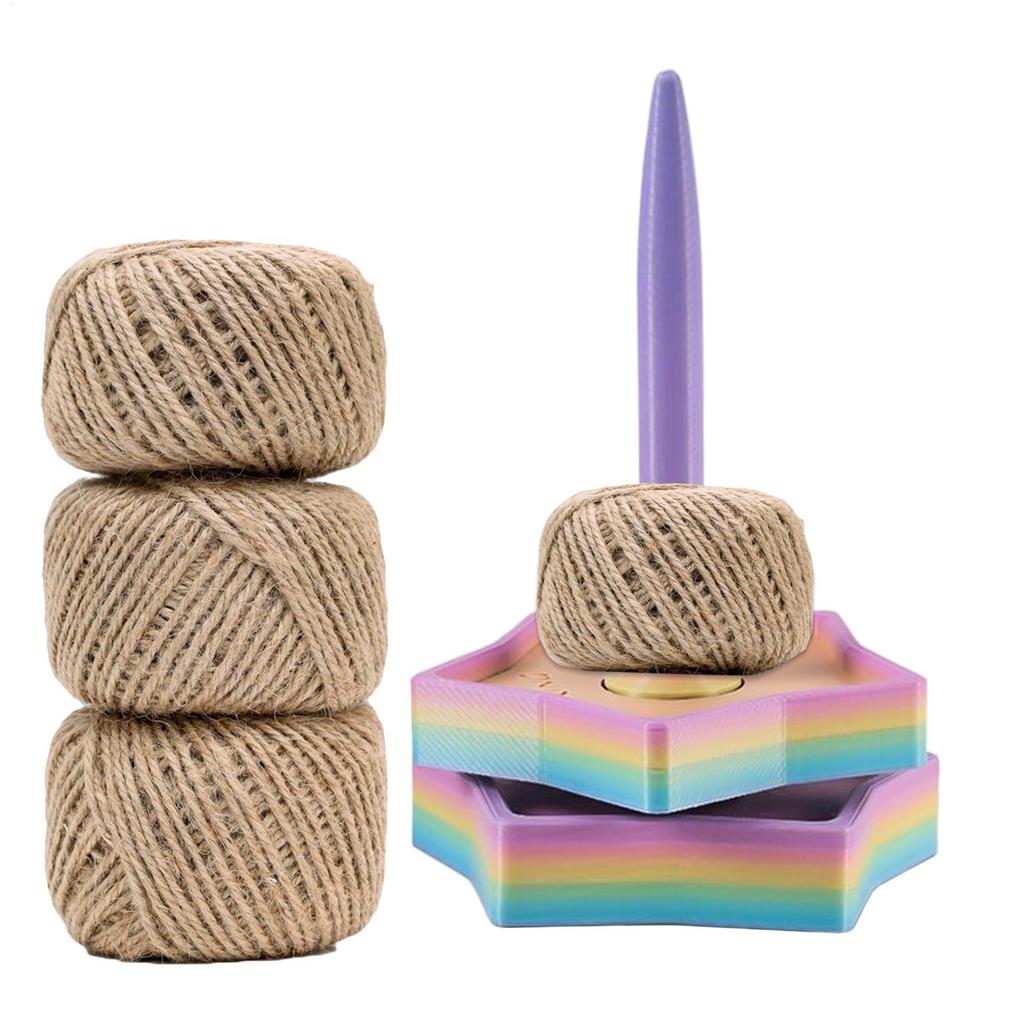 Yarn Holder For Knitting Smooth Bearing Storage Organizer With Rotating Mechanism 3d Printing Yarn Spool Rack For Women