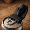 Rutschfester Halloween-Dosenöffner Langlebiger Küchen-Grifföffner Gotischer Totenkopf-Öffner Outdoor-Camping