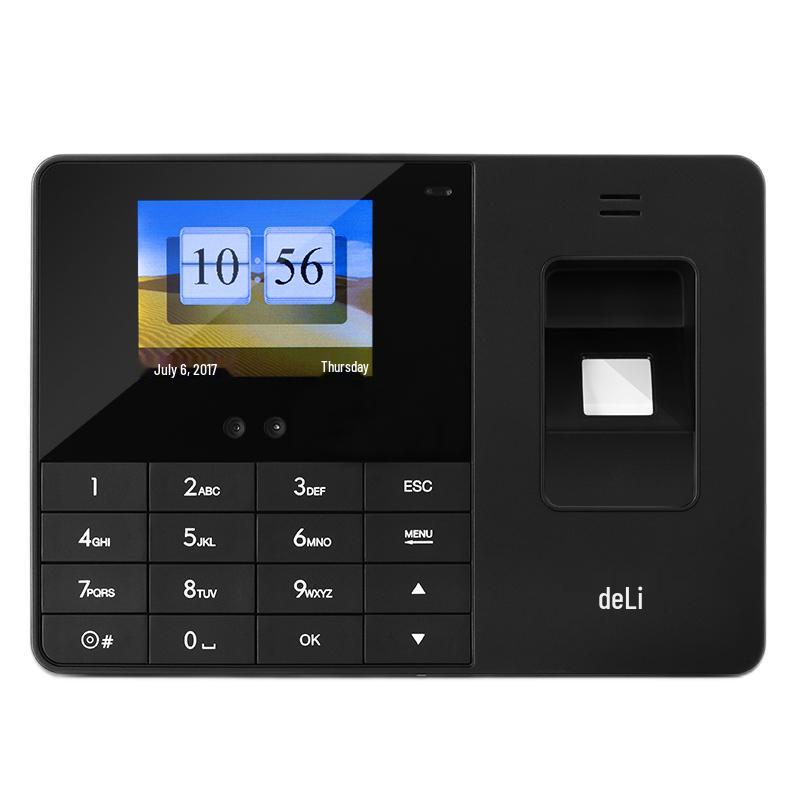 Deli 3763 Face and Fingerprint Time Attendance Machine