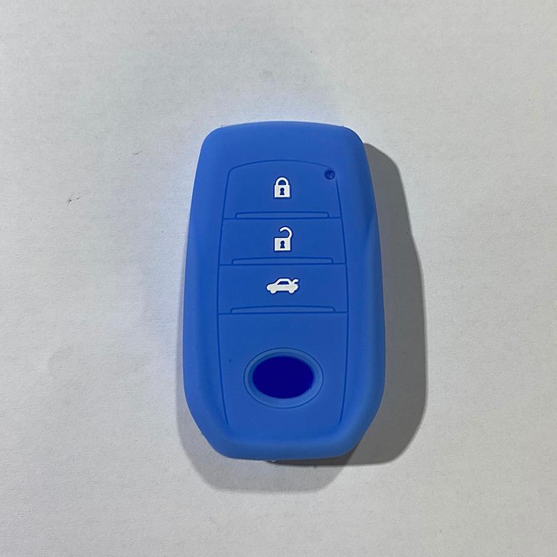 Silicone Car Key Case Cover For Toyota Chr Rav4 Auris Avensis Prius Aygo Camry Corolla Land Cruiser 200 Prado Crown Key