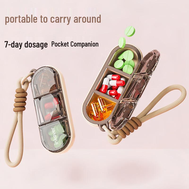 Portable Weekly Pill Organizer